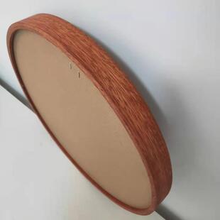 圆形实木画框装裱外框油画钻石十字绣拼图原木框新中式家直销