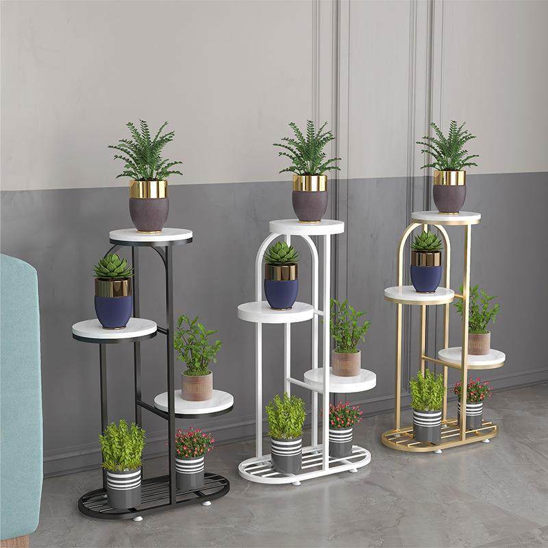 大理石北欧轻奢多层花架置物架阳台室内客厅铁艺落地式绿萝花盆架,纺织面料/辅料/配套,纺织机械配件,淘宝优惠券,粉丝福利购,淘宝优惠卷