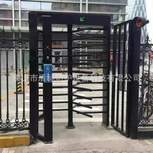 定制高转闸不锈钢烤漆电动旋转门酒店小区工厂学校门禁控制辊闸机