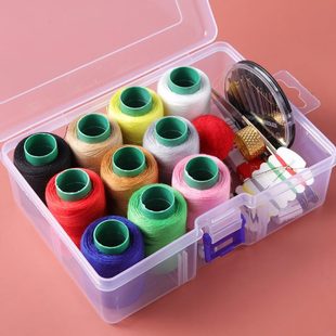 家庭宿舍便携针线包手工缝线收纳盒 针线盒家用高质量缝衣针线套装
