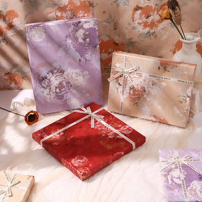 国潮风礼盒中国风围巾盒睡衣包装