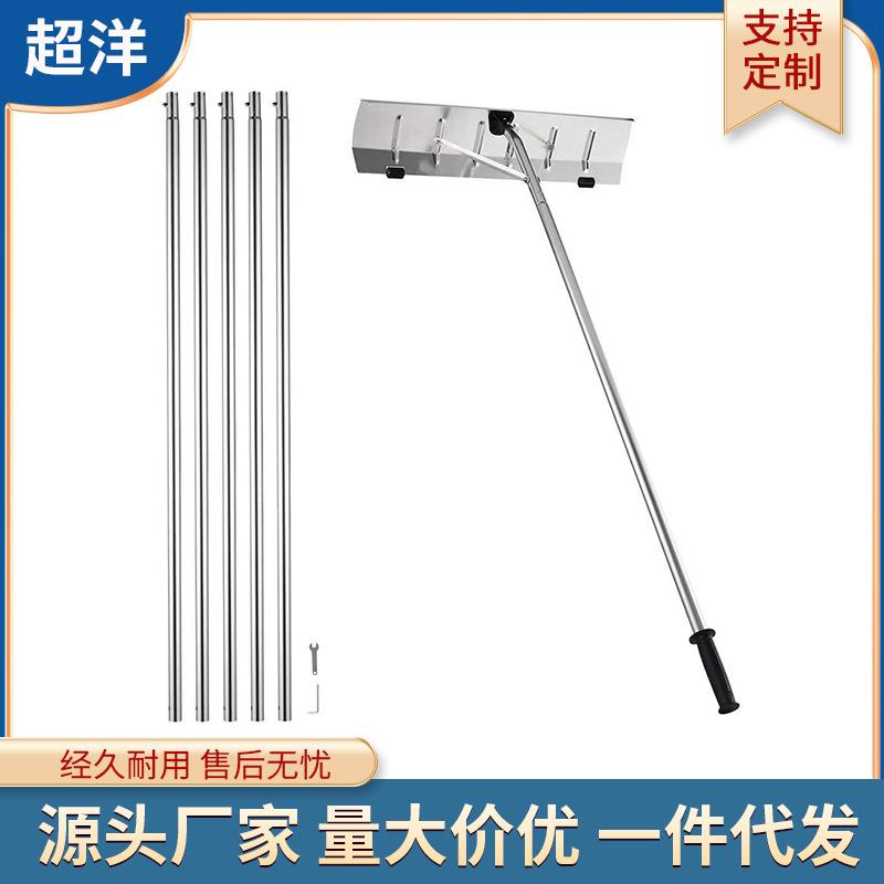 厂家优质屋顶雪刮雪耙铝铲可调节带轮子刮雪铲便携除雪神器