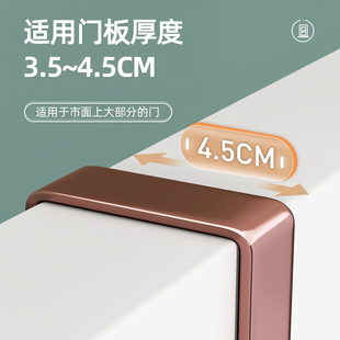 门后挂钩挂衣架置物架门上背式 挂架免打孔卧室背后钩衣服收纳