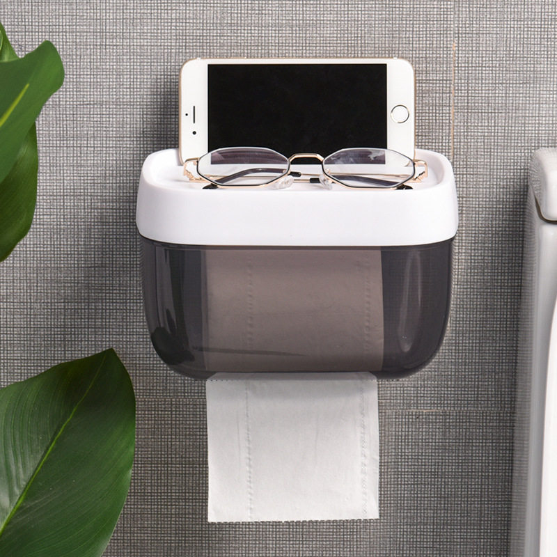 免打孔卫生间纸巾盒防水抽纸卷纸盒洗手间收纳浴室置物架子壁挂式,家装主材,卷纸器/纸巾架,淘宝优惠券,粉丝福利购,淘宝优惠卷