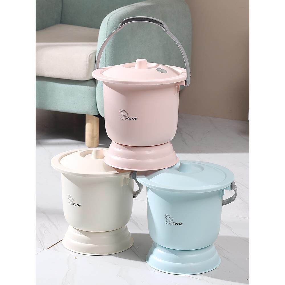 成人带盖马桶痰盂塑料儿童便盆家用孕妇小孩女尿桶便携式老人尿盆