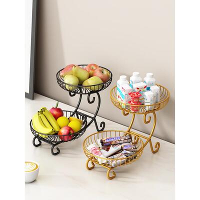 水果盘客厅家用轻奢高端水果篮茶几糖果零食摆放盘餐桌水果置物架