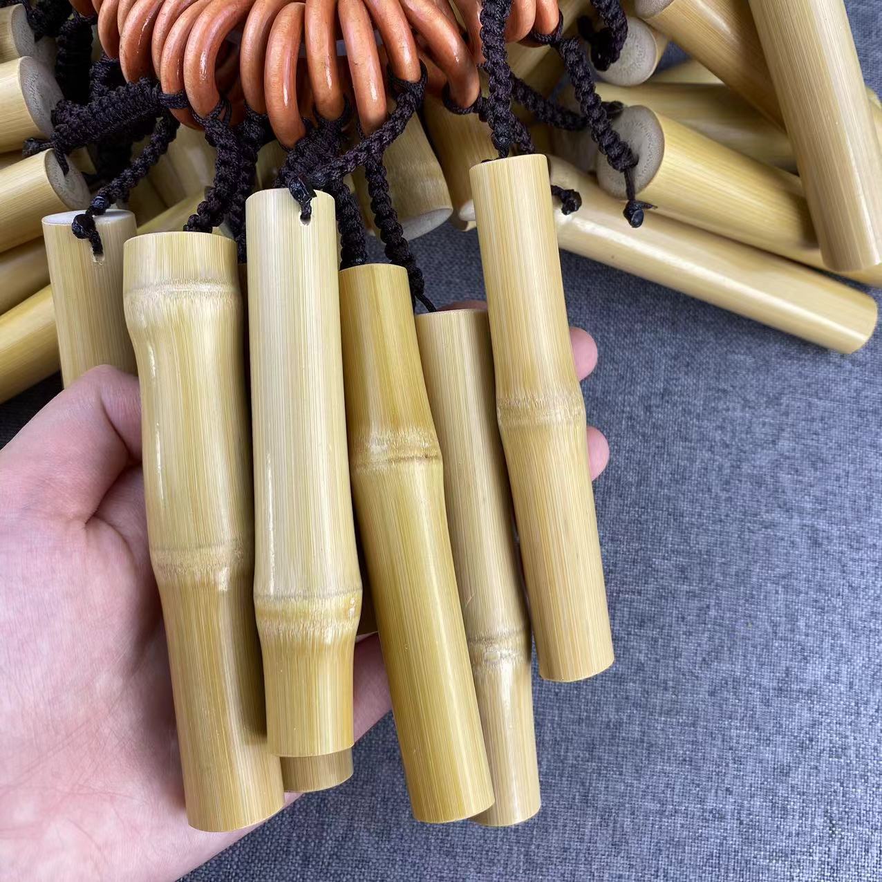 玉竹包浆手把件解压文玩