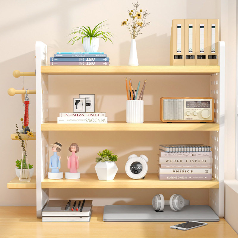 桌面置物架书桌收纳架桌上书架宿舍办公桌多层洞洞板桌面柜收纳柜,收纳整理,书桌收纳置物架,淘宝优惠券,粉丝福利购,淘宝优惠卷