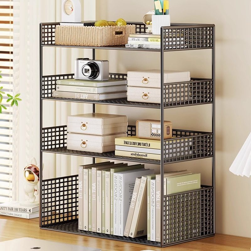 桌面置物架办公桌工位文件收纳办公室多层托架整理办公用书架文具,收纳整理,书桌收纳置物架,淘宝优惠券,粉丝福利购,淘宝优惠卷