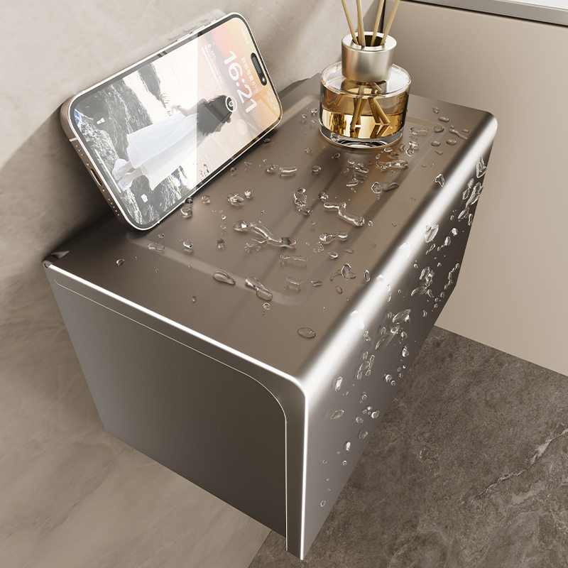 免打孔防水壁挂式厕纸盒