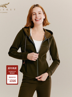 XII BASKET十二篮商场同款25冬新款绵羊毛时尚舒适百搭通勤外套女