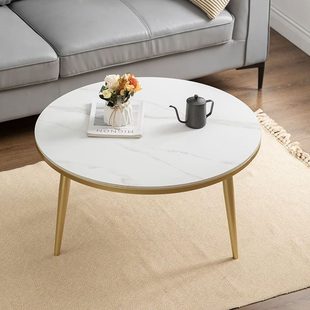 圆形茶几支撑脚边几腿铁艺支架桌脚金属阳台茶桌现代桌架简约沙发