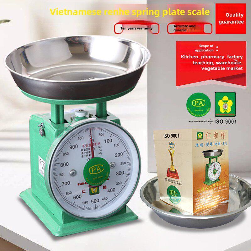正品越南人和牌弹簧秤1Kg2Kg3Kg5Kg圆盘机械厨房秤小食品公斤秤