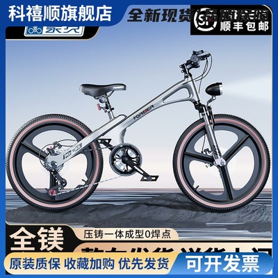 永久镁合金儿童自行车中大童3到6-8岁12男童脚踏车变速男孩单车女