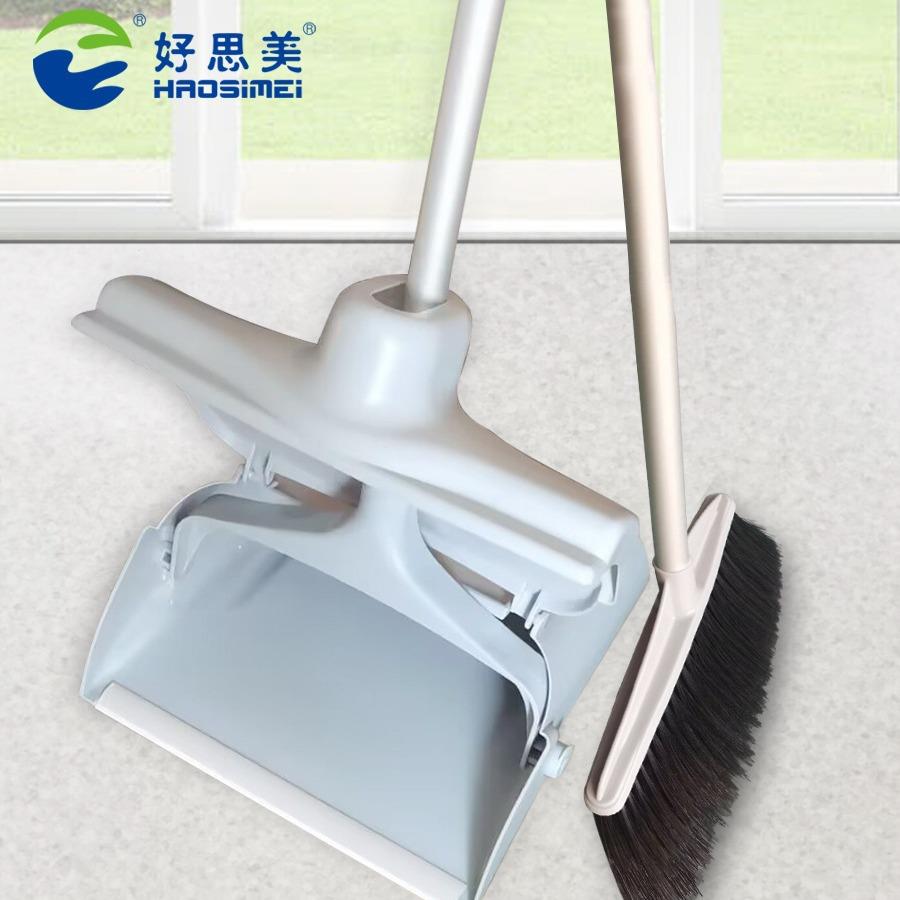 防风簸箕塑料扫把套装防漏垃圾铲家用加厚笤帚组合扫地扫头发神器
