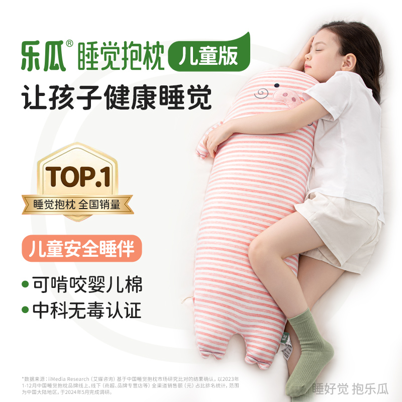 乐瓜儿童睡觉抱枕香香猪