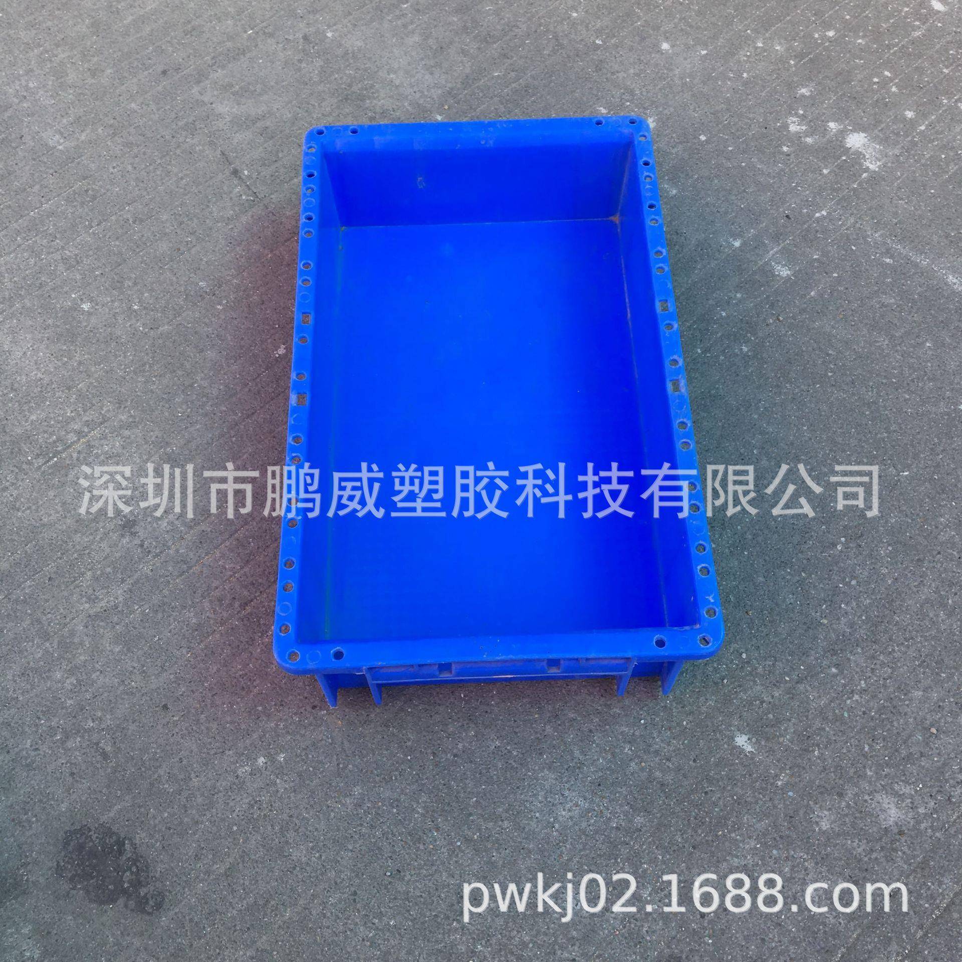 供应青岛韩厂物流式箱鹏威周转箱鹏威家TFI塑胶箱物料箱箱卡胶板