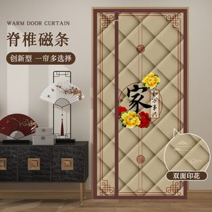 空调帘家用加厚保暖挡风防寒隔断帘卧室免打孔防风隔音保温帘 夏季