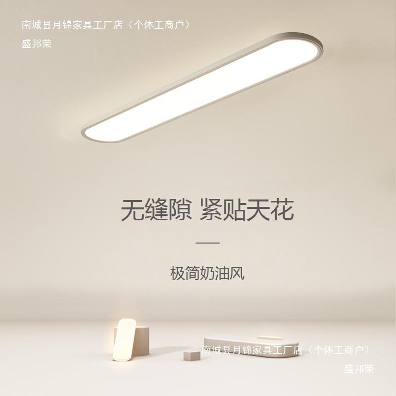 无缝隙玄关走廊过道长条阳台吸顶灯简约现代全光谱护眼卧室灯中国