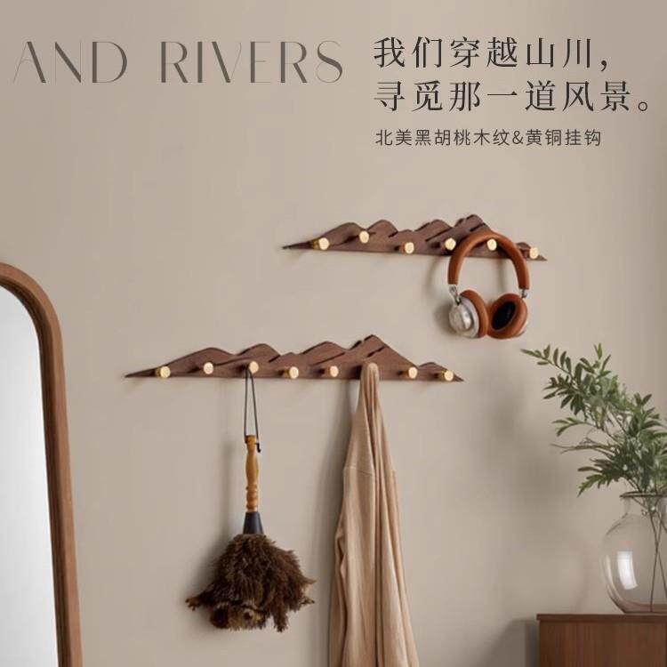挂衣架墙上壁挂创意入户门口玄关挂衣钩进门后衣帽衣服挂钩免打孔