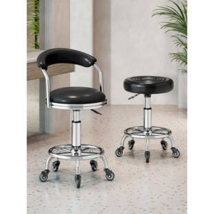 吧台椅升降椅子转椅高脚凳吧台凳家用靠背酒吧椅美容万向滑轮凳子