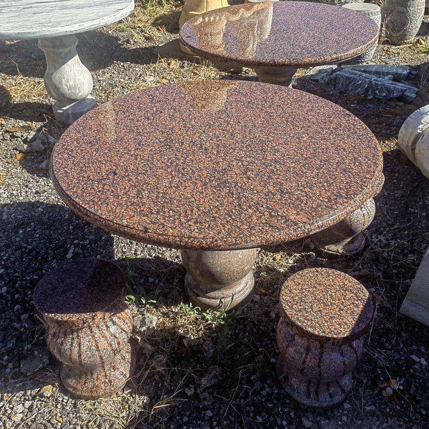 中国红石雕桌子别墅庭院花岗岩镂空圆桌休闲桌凳现货优惠,农机/农具/农膜,其它农用工具,淘宝优惠券,粉丝福利购,淘宝优惠卷