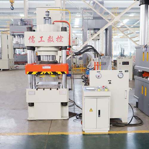 15TPVC塑料板材热压成型儒家定制400t500吨四柱热压成型液压机