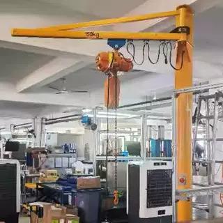 柱式旋臂吊悬臂轻轨KBK轨道手动旋转180度BZ150KG刚性起升平稳