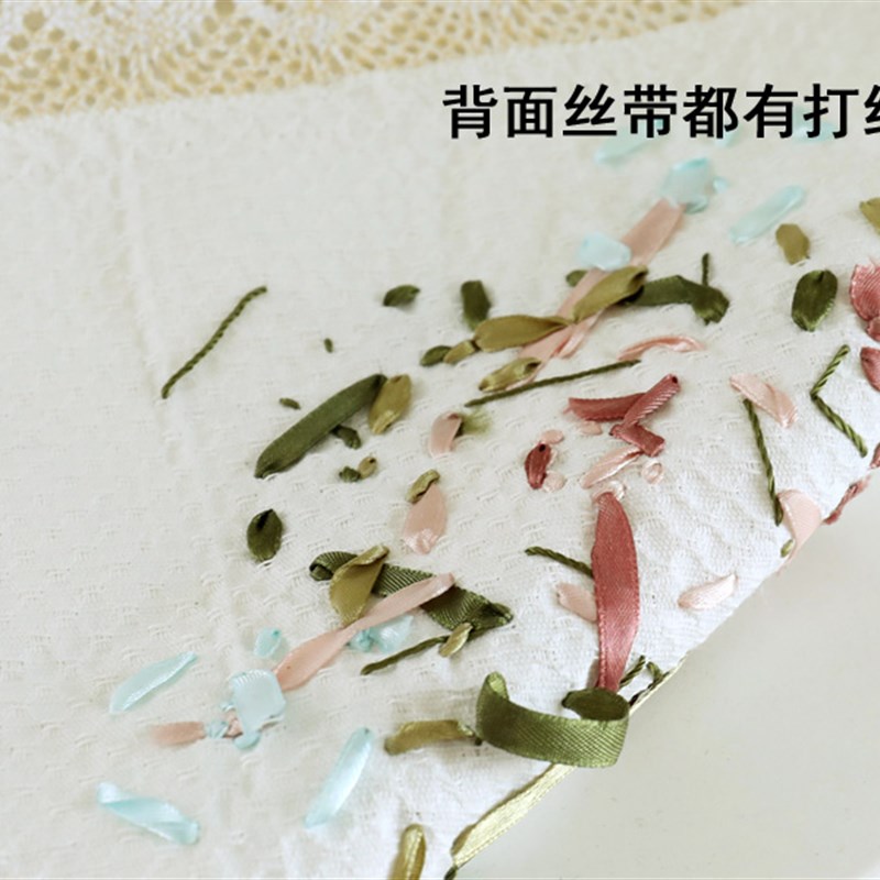 布艺卧室床头柜盖布微波炉洗衣多用方巾防尘蕾丝保护罩桌布