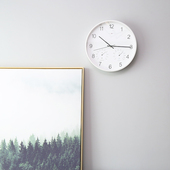 温湿度计数字挂钟石英钟数字钟温度客厅静音壁挂