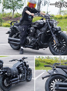 适用奔达黑旗护杠边包箱改装保险杠靠背货架改装