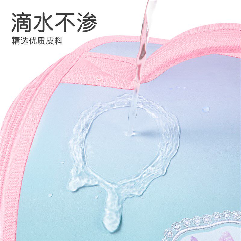 超轻便书包女生年级二女童减负护脊背包到六儿童