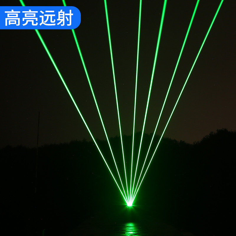激光笔充电超强远射手电教鞭教学沙盘逗猫多图案满天星绿色镭