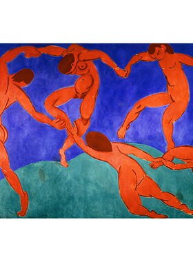 跳舞音乐 马蒂斯印刷喷绘仿制油画客厅卧室玄关物背景墙装饰画