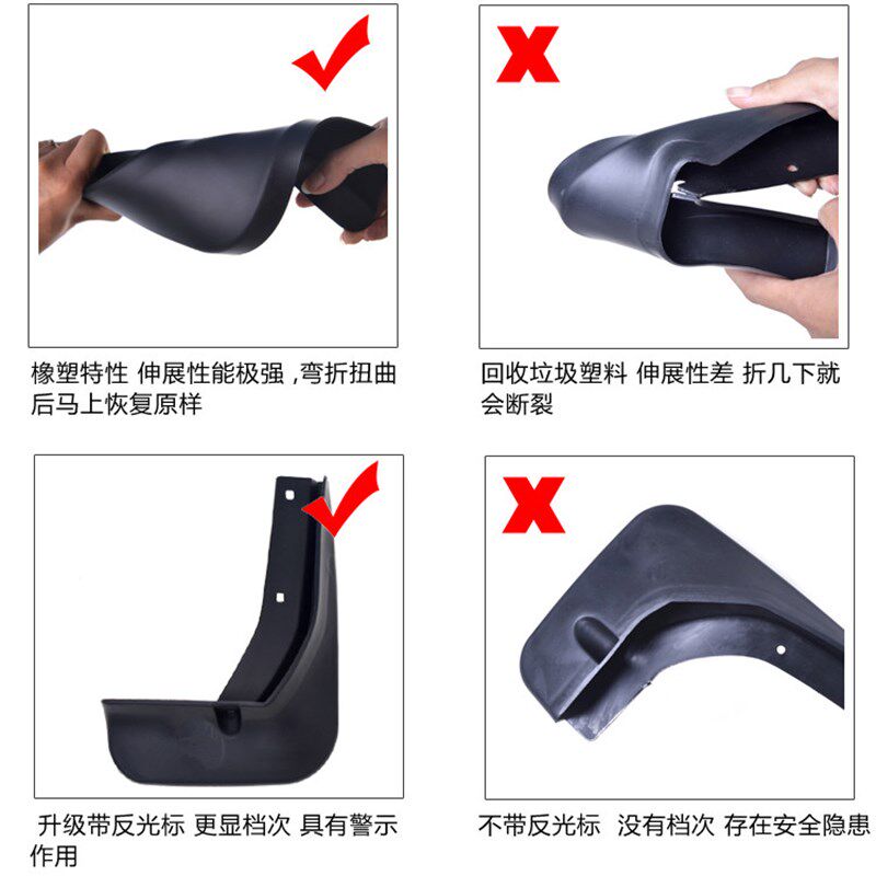 马挡泥板款改汽前后轮软胶泥皮瓦