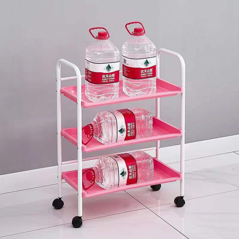 塑料三层四层美容手推车美容院专用小车火罐纹绣置物架按摩工具车