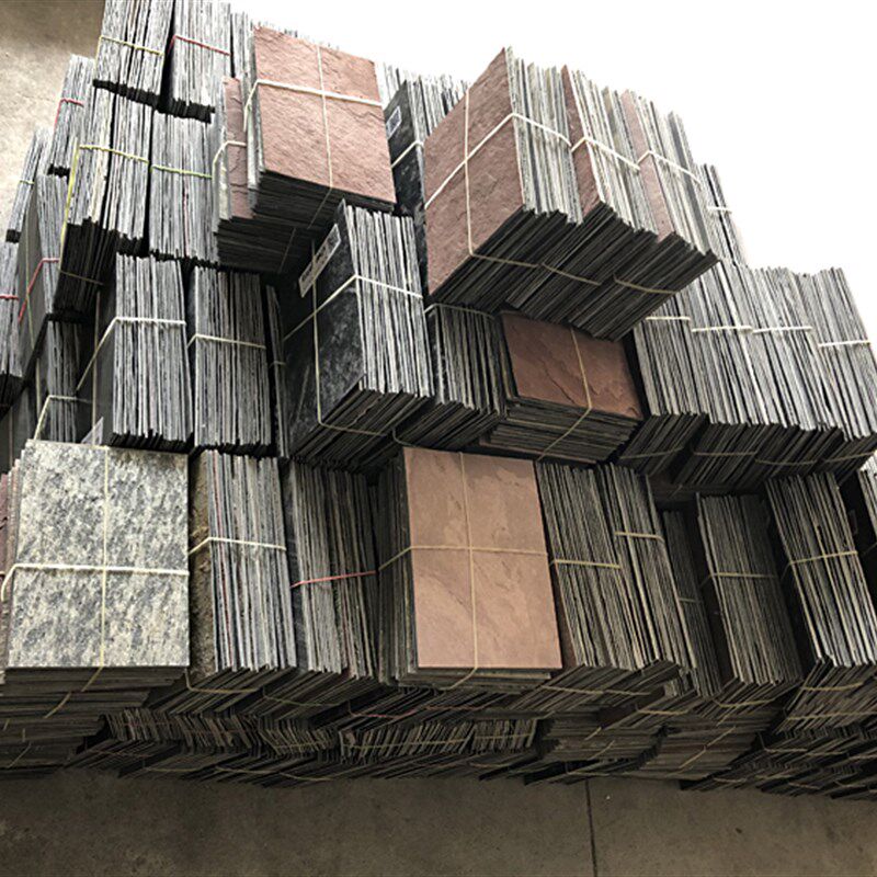 石材超岩板石皮页岩片板岩天然软瓷大样品