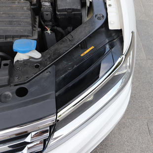 款 前杠中网灯眉饰条 大众途观n改装