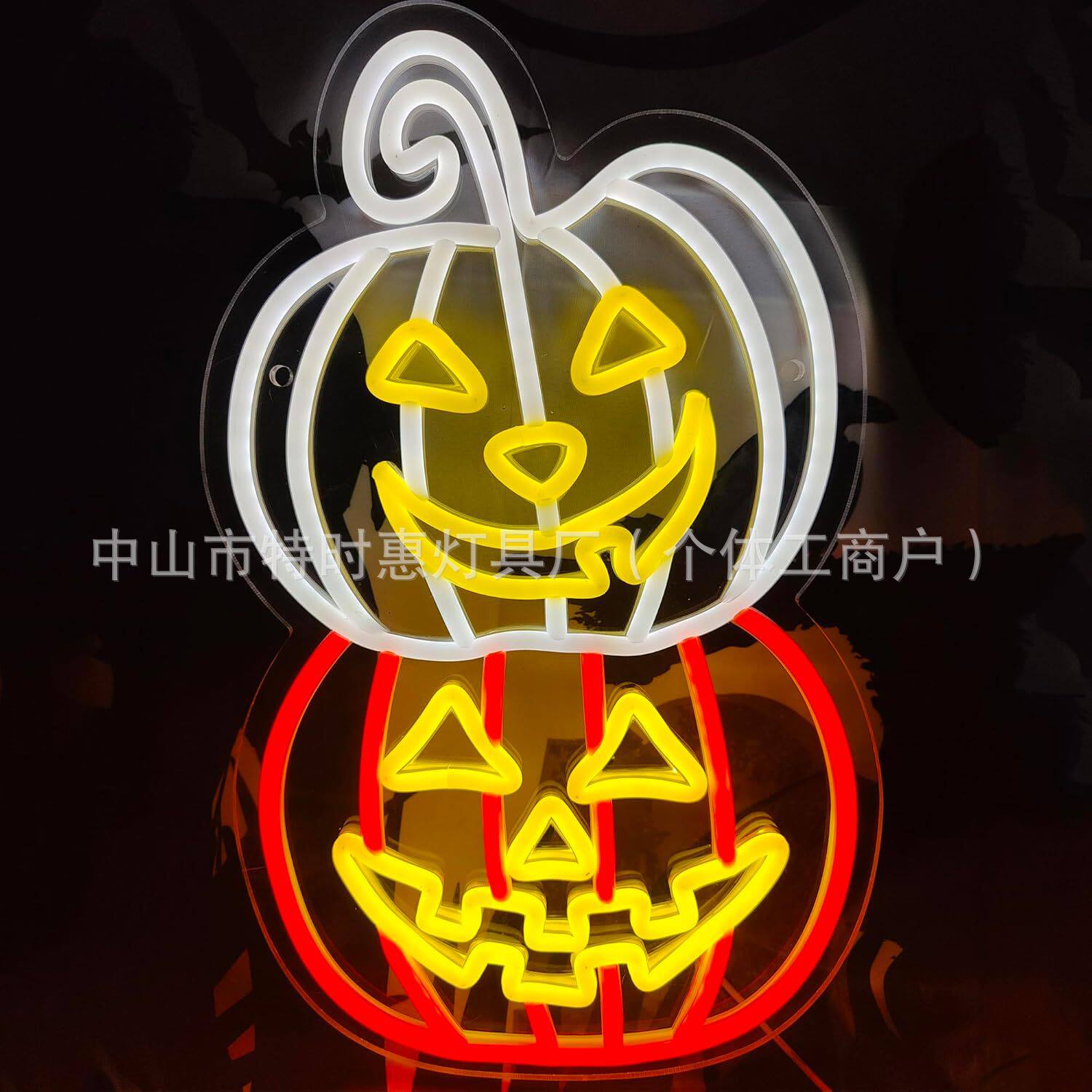 跨境招财猫led霓虹灯灯牌发光门店招牌酒吧ktv网吧炫彩灯光拍照