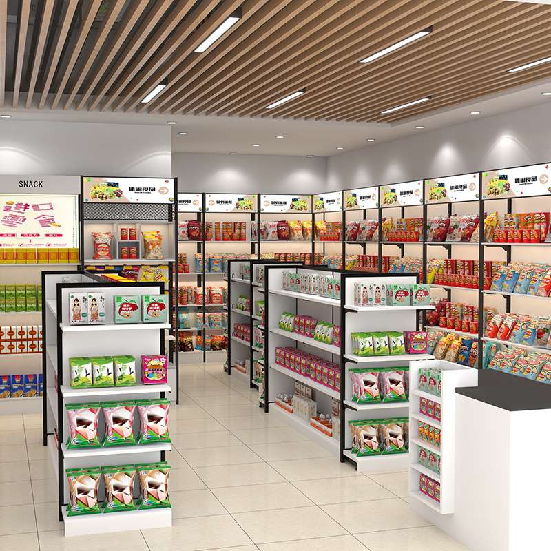 厂家 便利店精品货架文具店展示架商场超市日用百货置物架货柜