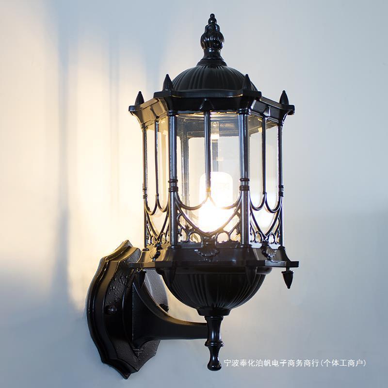 户外防水欧式LED壁灯 复古阳台走廊路灯室外花园灯别墅庭院过道灯