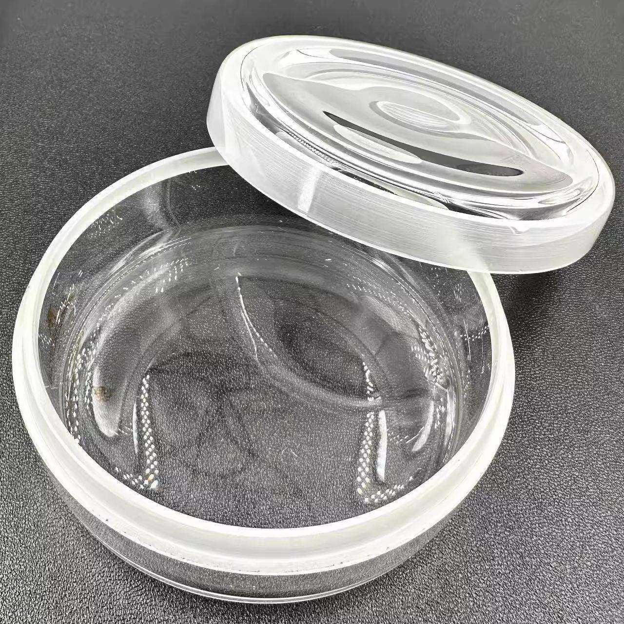 修表机芯清洗保养工具高硬度玻璃洗油缸汽油缸玻璃缸9cm*3.5cm