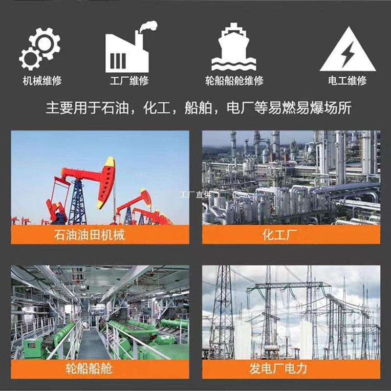 铜制防爆工具组合套装无火花防静电铜工具防爆工具箱加油站垒德株
