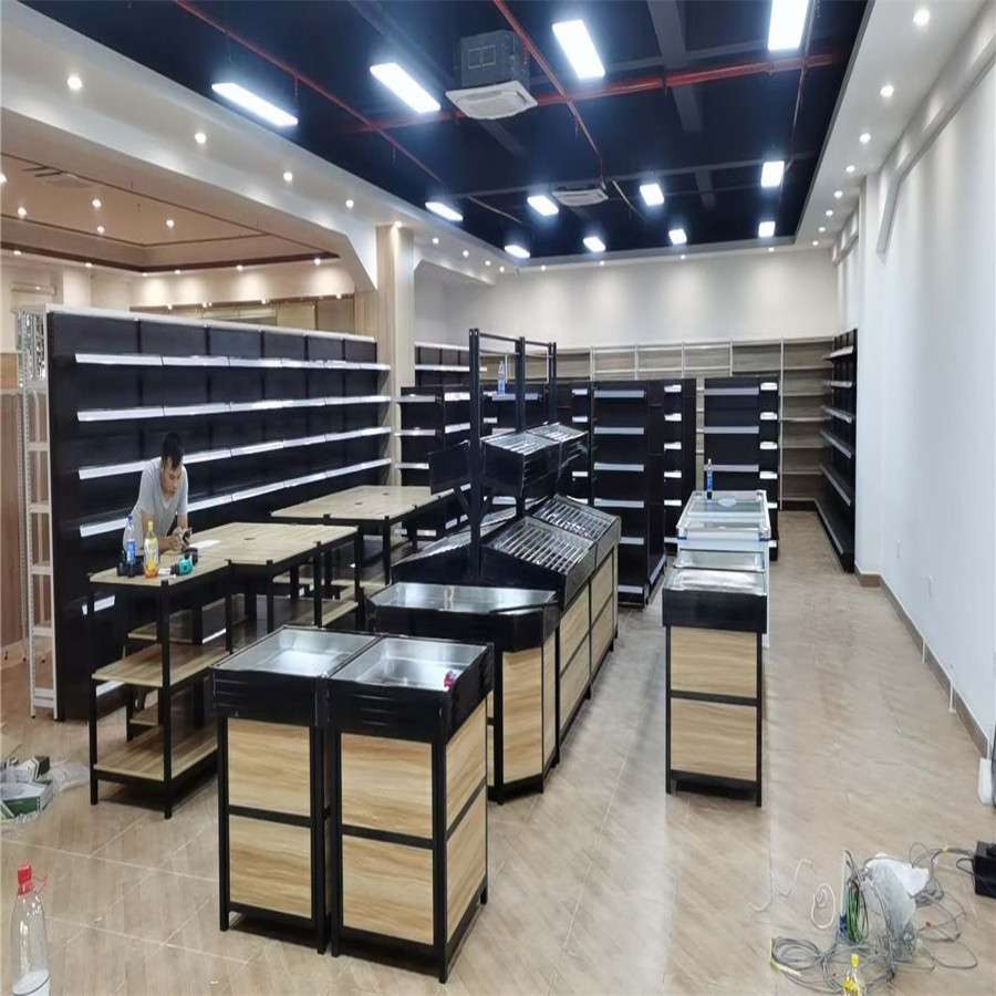 盛源超市果蔬货架不锈钢钱大妈款水果店水果蔬菜架惠州