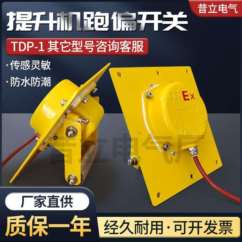 提升机跑偏开关TDP-1胶带提升机防偏装置WTDP-I嵌入式防爆BXTDP-1