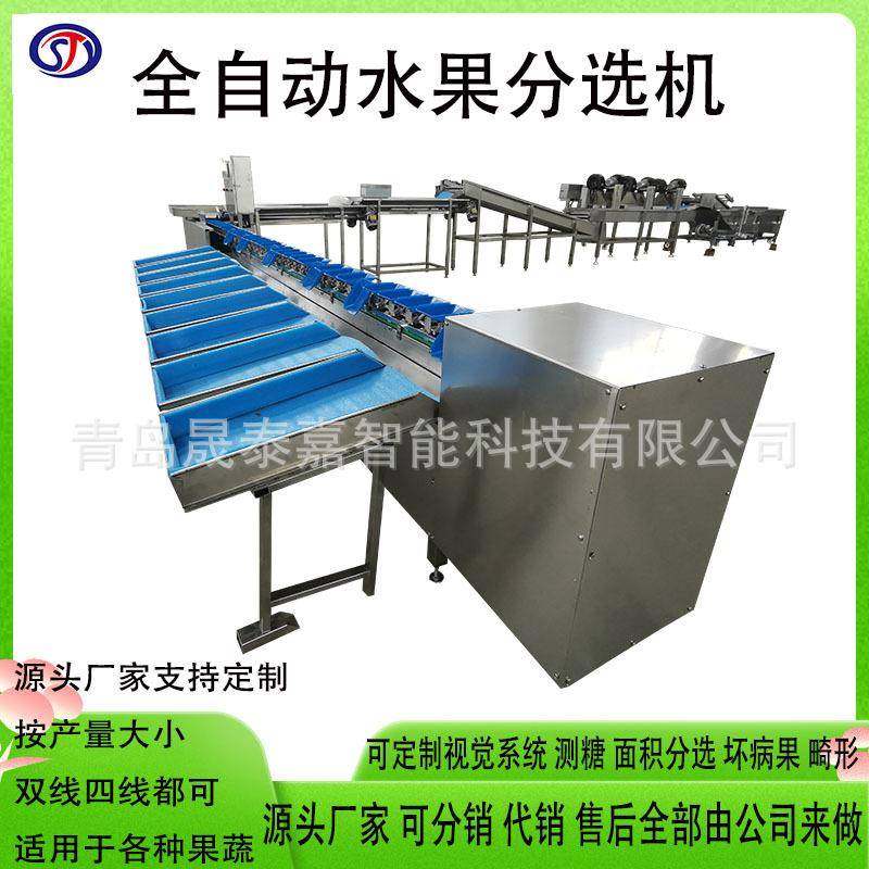 水果重量分选机智能选果机全自动果蔬分级机电脑选别机