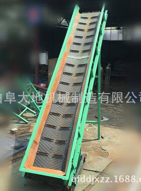 牌皮带输送机加格挡挡边皮带输送机Z字型PVC带输送机价格