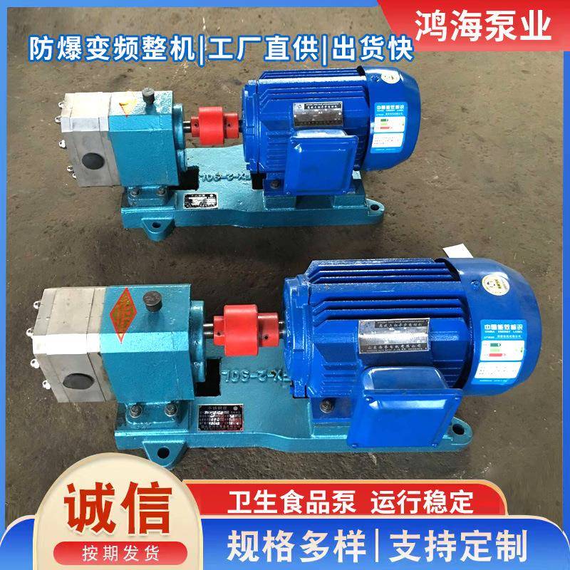 3泵-2RP锈食品卫生泵酱料糖酱泵输饮料巧克力送高粘度不钢转子泵