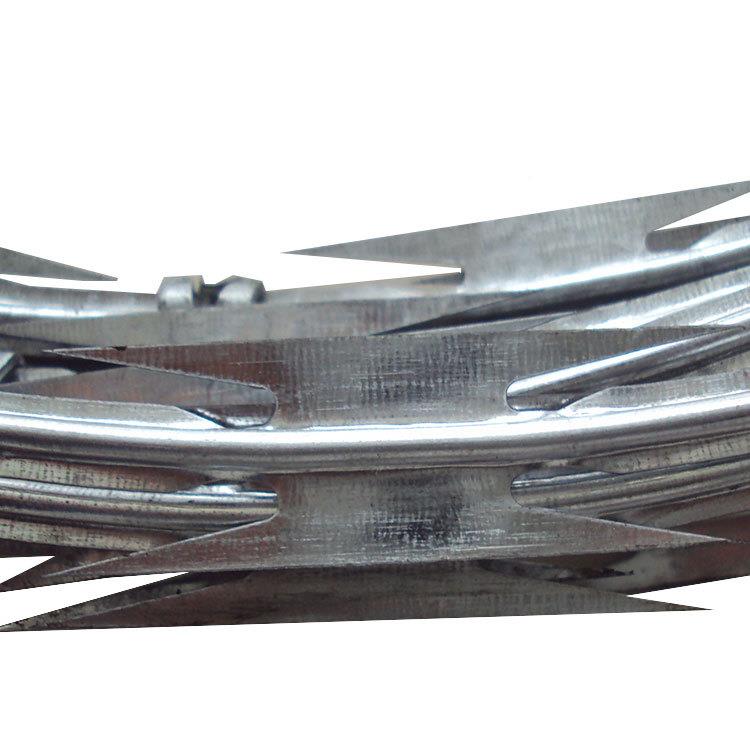 加工产刺0丝监狱oOHY防护网生 bt-3直线式刀片刺绳