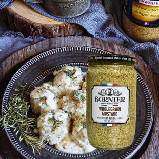 法国进口鲜年粗粒芥末籽酱酱690gZKT法式宝第戎沙拉酱烤肉海汉堡